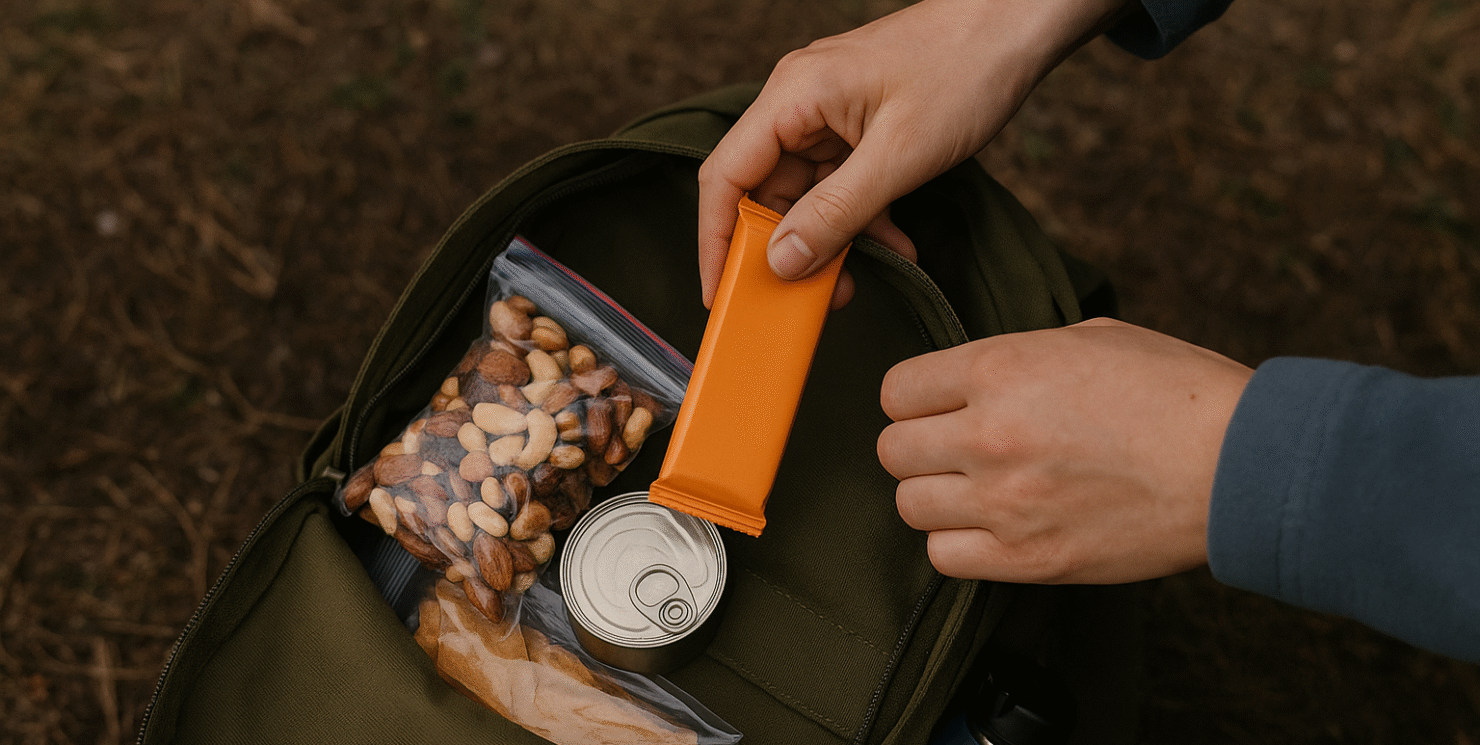 Comida de supervivencia: qué llevar (y qué no) en la mochila
